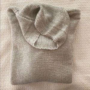 Oversized turtleneck sweater